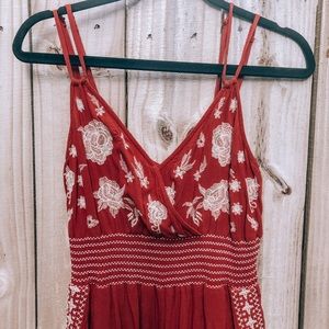 Orange American Eagle Jumpsuit